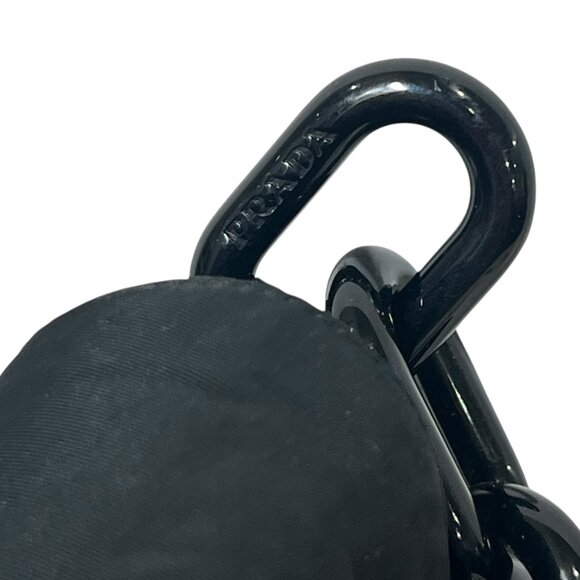PRADA Synthetic Nylon Acrylic Chain Shoulder Bag - Picture 7 of 11
